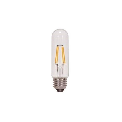 Satco 4.5W T10 Dimmable LED Light Bulb with Medium Base